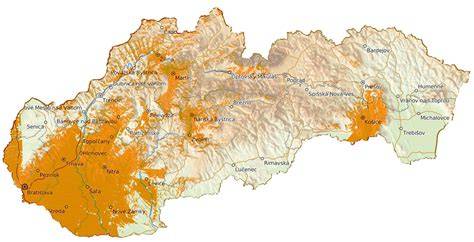 Mapa pokrytia očkovania chrípkou na Slovensku