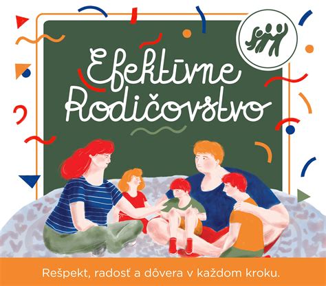 Diagram: Efektívne rodičovstvo - vzájomný rešpekt, povzbudenie, prijatie zodpovednosti
