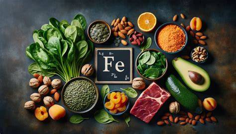 Mapa potravín bohatých na železo a vitamín C pre lepšie vstrebávanie železa