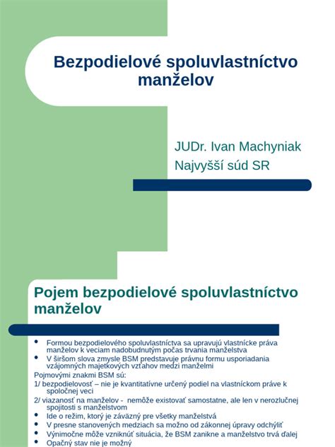 Dedičstvo a bezpodielové spoluvlastníctvo manželov (BSM): čo potrebujete vedieť