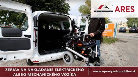 Schéma porovnania mechanického a elektrického vozíka s doporučeným príkladom konfigurácie pre DMD