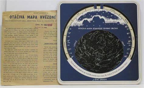Mapa pozorovacej oblohy a súhvezdí podľa ročného obdobia