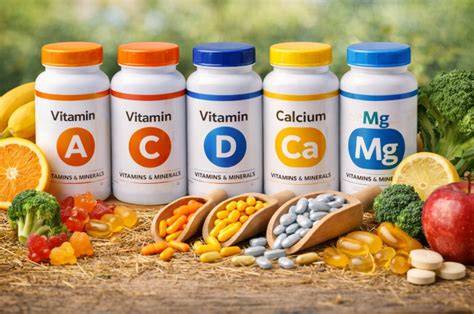 Obrázok: Vitamíny a minerály súvisiace so spánkom