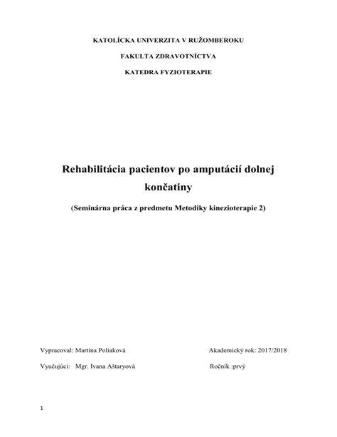Výživa a diéta po amputácii hornej končatiny: rehabilitácia a život s protézou