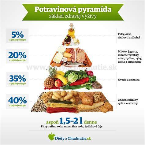Infografika: Diétna pyramída diabetického jedálnička u detí