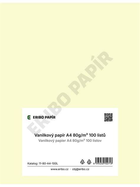 Vanilkový papier - vizuálny príklad materiálu