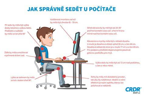 Infografika: Tipy pre správny spôsob sedenia a pohybu pri práci
