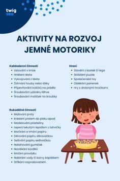 Infografika: Vývoj motoriky a signály na sledovanie