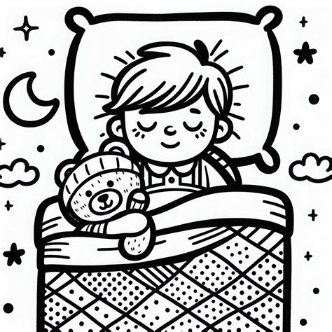 Ilustrácia dojčiacej matky a dieťaťa v posteli