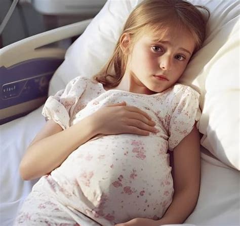 ilustrácia bábätka s nafúknutým bruškom