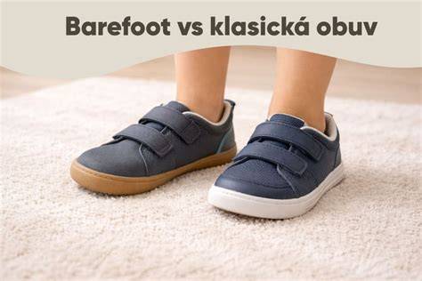 Infografika: porovnanie barefoot vs. klasické topánky