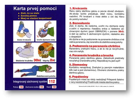 Infografika: Základy prvej pomoci pri zraneniach detí