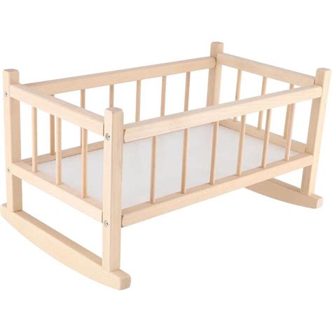 Drevená kolíska s kolieskami