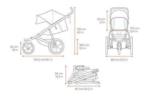 Infografika: Rozmery a prvky kočíka Doris 9v1