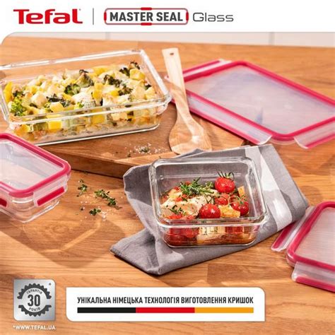 Inštruktívna infografika o porovnaní dóz MasterSeal Fresh: plast vs sklo, tepelná odolnosť, tesnenie, umývanie