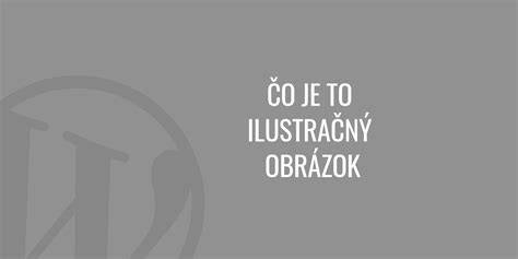 Ilustračný obrázok