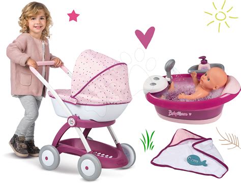 Detská hra s kočíkom pre bábiky
