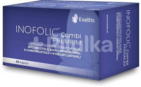 Infografika: Zloženie INOFOLIC Combi a účinky na hormonálnu rovnováhu