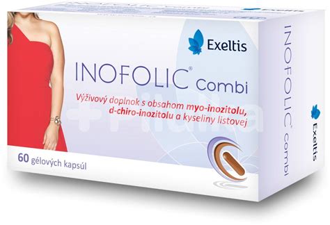 Infografika: zloženie Inofolic a účinky na ovuláciu a plodnosť