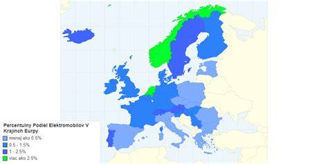 Ilustratívna mapa ukazujúca percentuálny podiel interrupcií v európskych krajinách