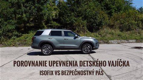 Porovnanie inštalácie ISOFIX vs. bezpečnostný pás