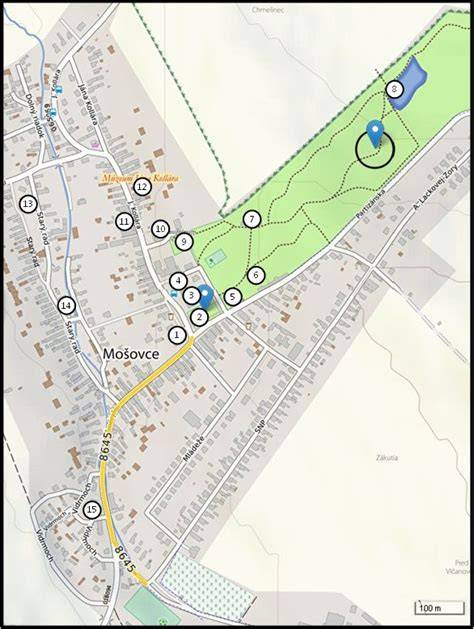 Mapa cest Kollára: Mošovce, Bratislava, Jena, Pešť