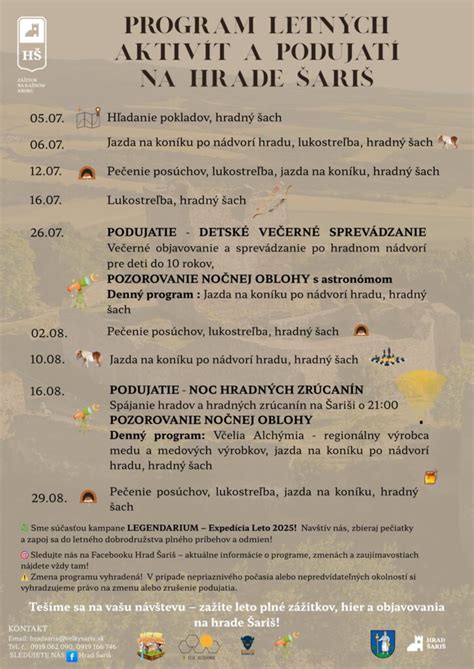 Infografika: Prehľad letných aktivít v Jasnej a Chopku