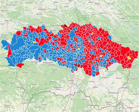 Mapa regiónov s registráciou jaslí a VÚC