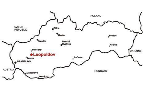 Mapa lokality Leopoldov s polohou jaslí na Gucmanovej ulici