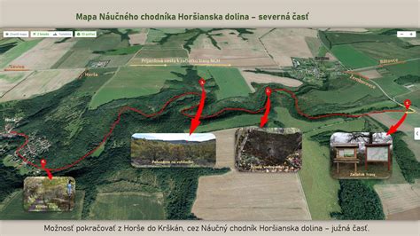 Mapa archeologických lokalít a náučného chodníka