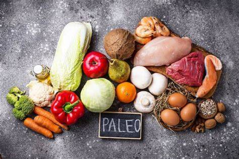 Infografika paleo principov (potraviny a ich kategórie)