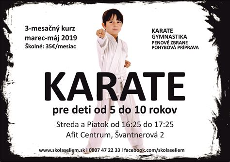 Prínosy karate pre deti: šport, zručnosti a osobnostný rozvoj