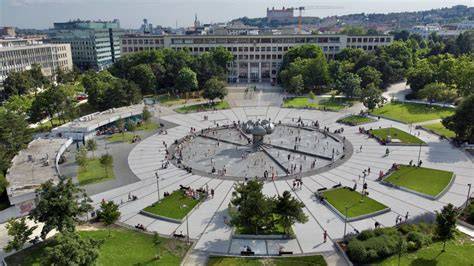 Mapa: Bratislava a miesta spojené s kariérou
