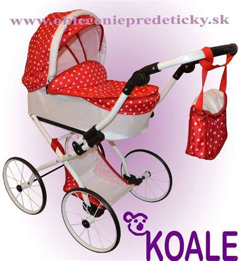 Kočík pre bábiky s výškou rukoväte 84 cm - príklad