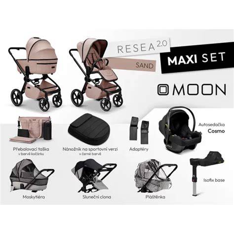 Kocík Moon Resea Kombi set: recenzia a parametre
