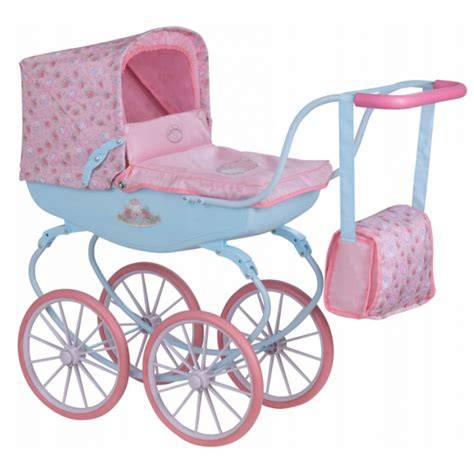 Infografika znázorňujúca hlavné prvky kočíka Baby Annabell Retro