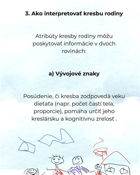 Infografika: Ako interpretovať kresbu rodiny a začarovanej rodiny