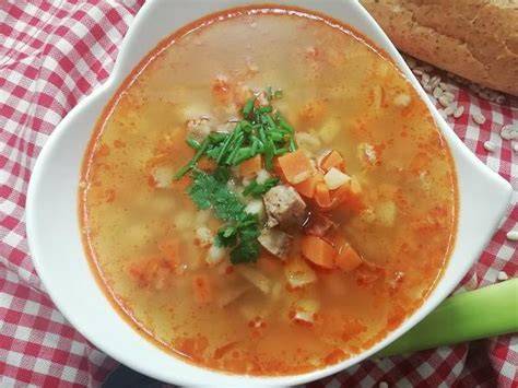 Krúpová polievka so zeleninou - tradičný recept