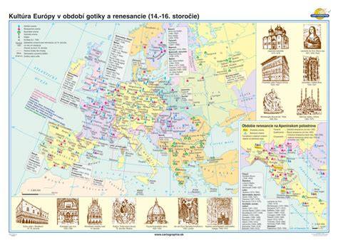 Mapa politických vzťahov Európy v období reformácie