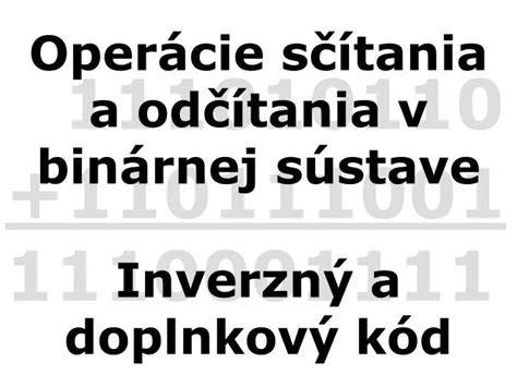 Infografika: Základné operácie sčítania a odčítania