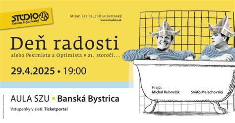 Portrét Milana Lasicu a Júliusa Satinského v programe Jubileum, 1990