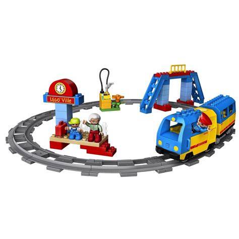 LEGO DUPLO vlaky a koľajnice - infografika o kombinovateľnosti stavebníc