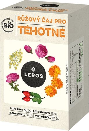 Fotografia balenia LEROS Ružový čaj pre tehotné BIO