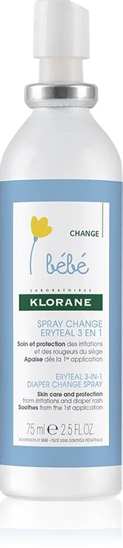 Obal produktu Klorane Bébé Calendula sprej na prebaľovanie