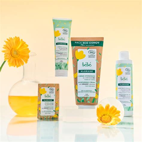 Schéma zloženia produktu Klorane Bébé Calendula