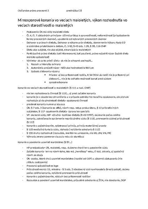Graf ukazujúci procesy súdneho konania vo veciach maloletých