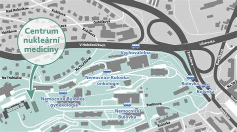 Mapa polohy nemocnice