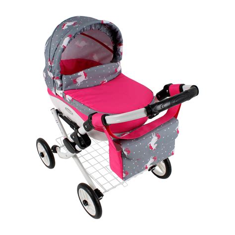 Kočík pre bábiky s nastaviteľnou rukoväťou