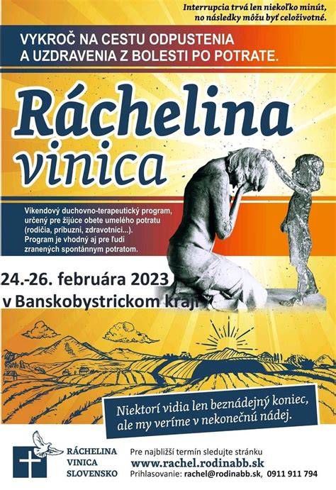 Infografika: Cesta uzdravenia po potrate - modlitba, spoveď, púť, Ráchelina vinica