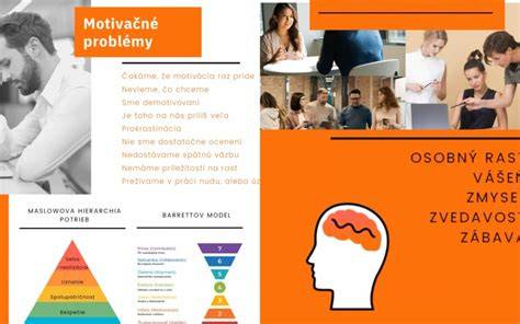 Infografika o princípoch Montessori (slovensky): vekovo zmiešané skupiny, vnútorná motivácia, pripravené prostredie, slobodný výber činnosti.